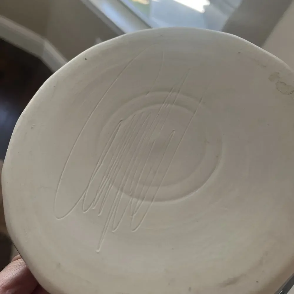 Vintage Bill Campbell Spirals Serving Bowl, 8 Inches In Diameter